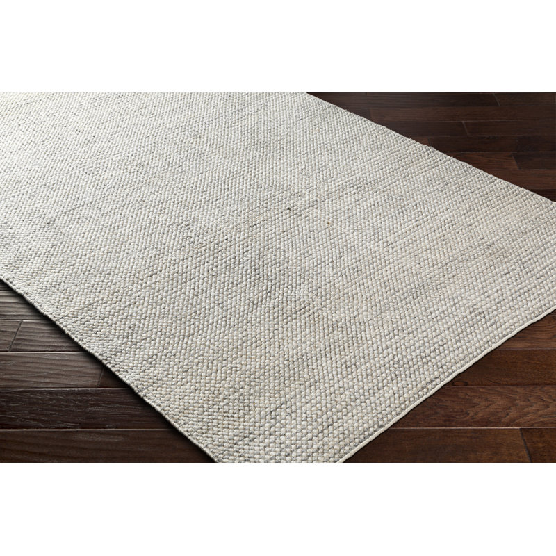Orya Striped Indoor / Outdoor Rug, Rectangle 10' x 14', Light Slate Blue