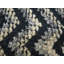 Tapis oriental multicolore géométrique fait à la main 9 x 12