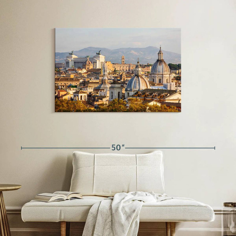 Sireci Rome Sunset Skyline, 26'' H x 39'' W