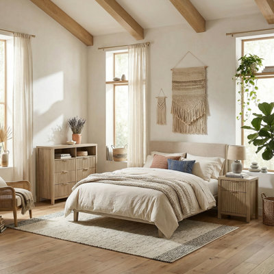 Arrilla 6-Drawer Dresser with Media Shelf