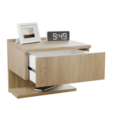 Ardilia 35cm W Solid + Manufactured Wood Bedside Table
