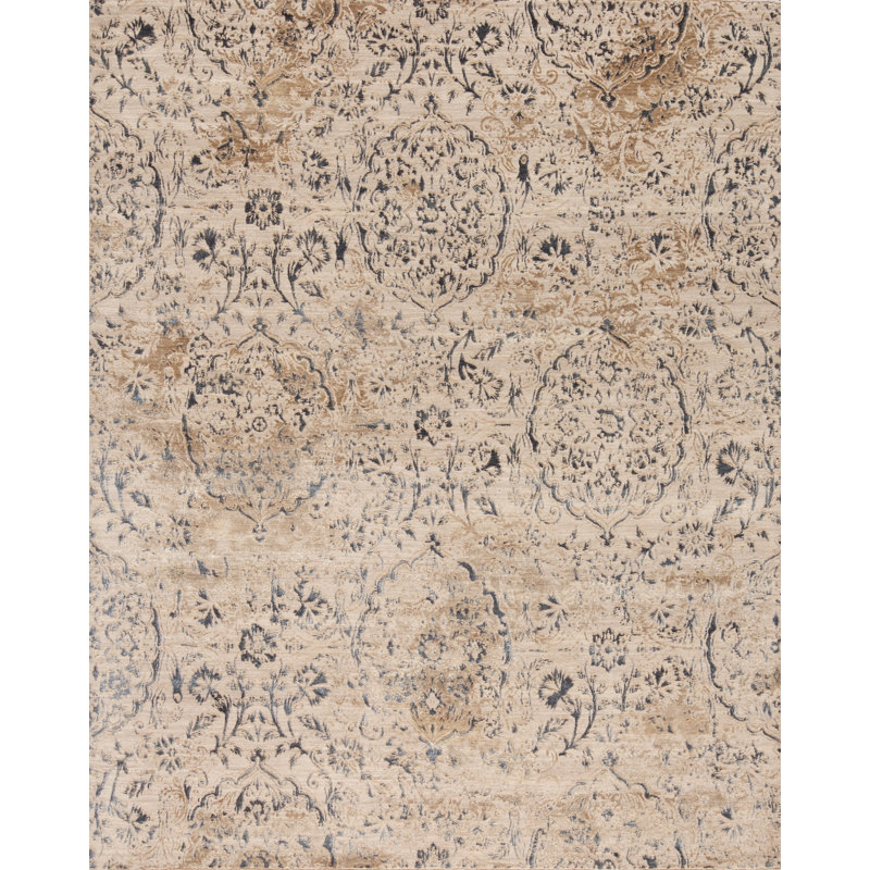Amour Hand Knotted Area Rug, Rectangle 8' x 10'