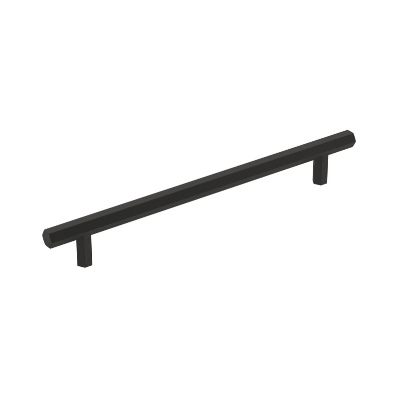 Caliber Bar Pull, Matte Black, 7 9/16"