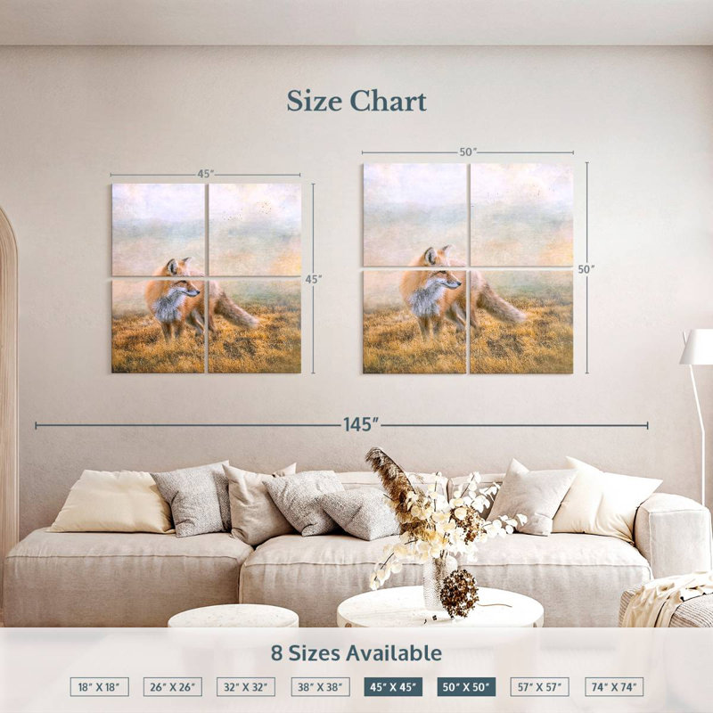 Brampt Seeking Mischief, 50" H x 50" W