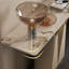 Console de style français en pierre frittée.-402880281
