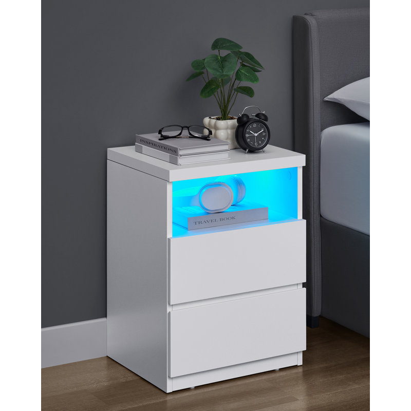 40cm W Particle Board Bedside Table