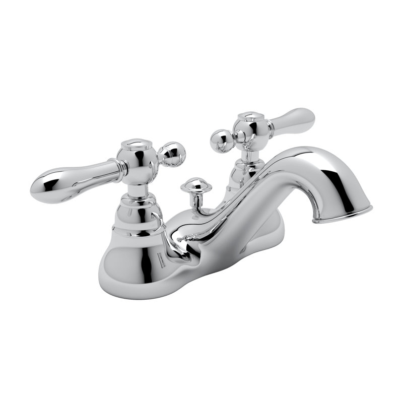 Arcana™ Two Handle Centerset Lavatory Faucet, Polished Chrome, Lever
