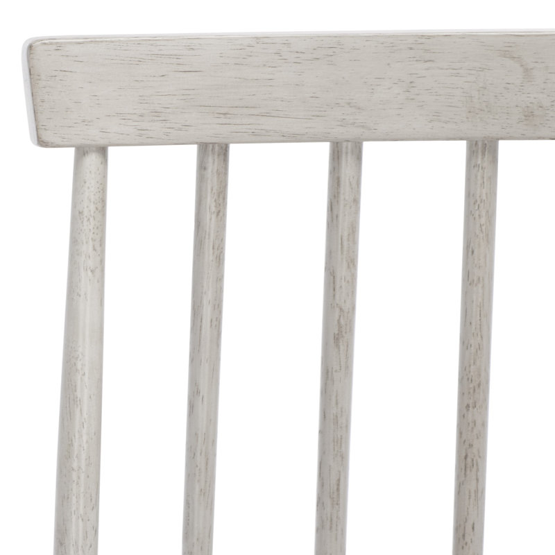 Pratt Counter Stool with Solid Wood Frame, Gray