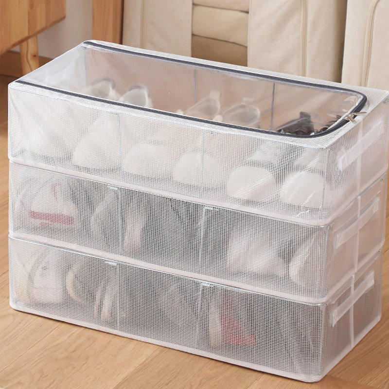 8 Pair Stackable Shoe Storage Box