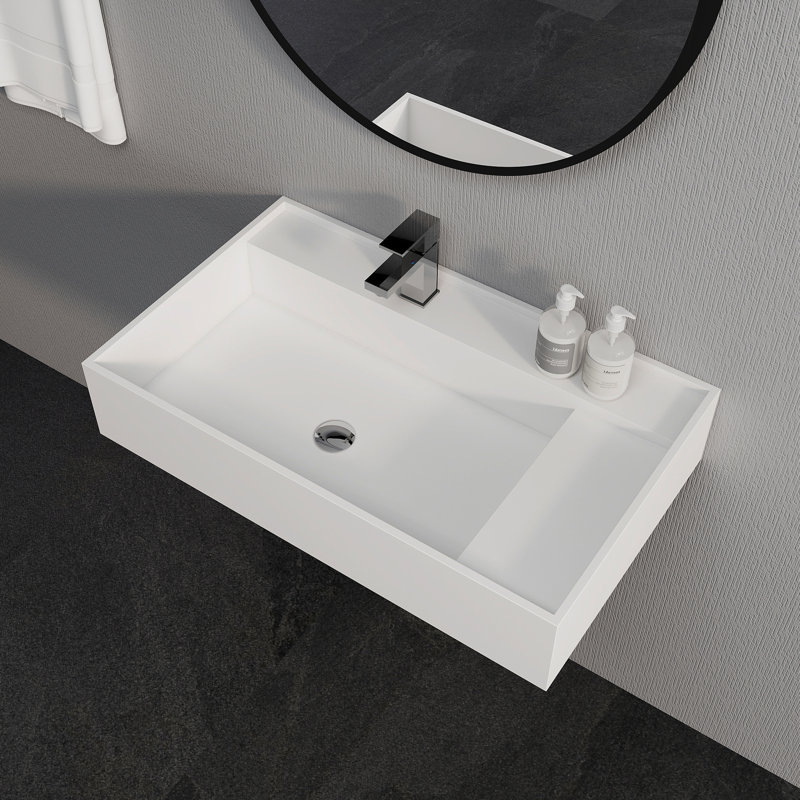 Lavabo de salle de bain mural 30 po