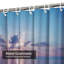 Rideau de douche avec 12 crochets Sunset-2066695743