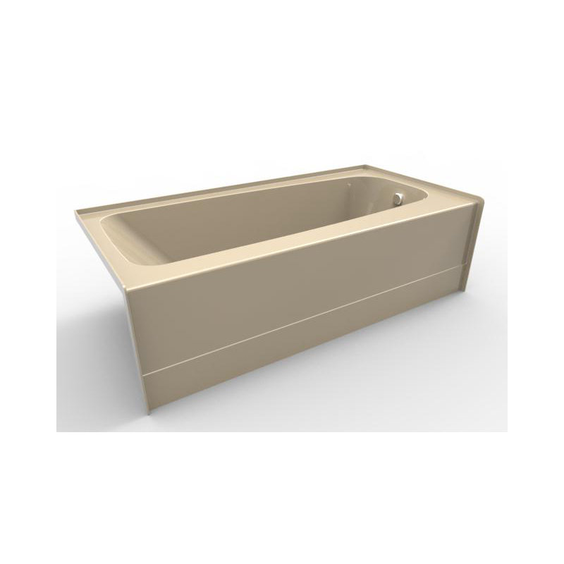 Regan 60'' L Whirlpool Bathtub, Bone