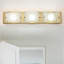 Éclairage pour salle de bain classique à DEL en verre à arc 3 lumières or 22,05 po Classical-1565212366-1565212367
