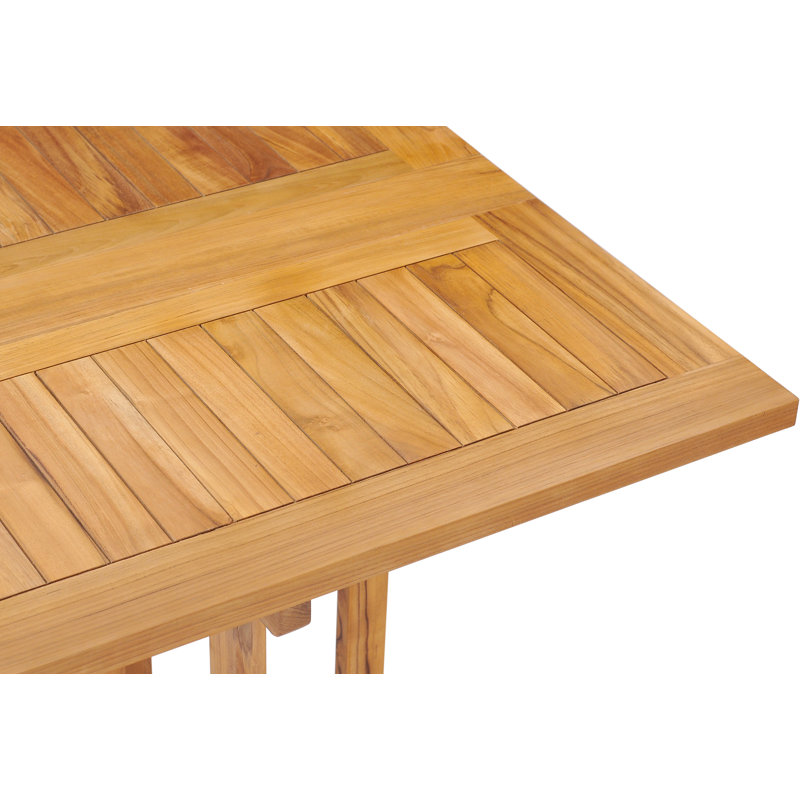 Table à manger pliable en bois Warren