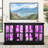 Four - Door Black Glass Antique Cabinet With Adjustable Shelves, 7 Color Controllable Led, And Elegant Design Elements Display Led Strip, Base-123400699