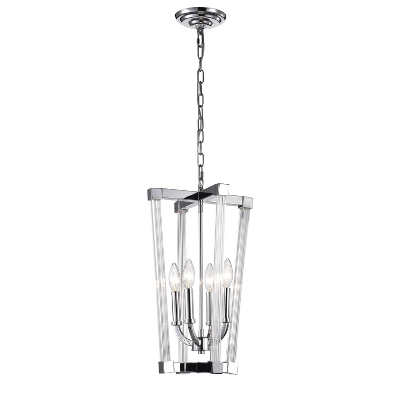 Hebden 4 - Light Geometric Chandelier