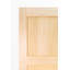 3 Panel Shaker Unfinished Wood Door - Vertical Grain-102719849