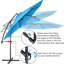 Parasol suspendu d'extérieur 10 pi Brunet-890638187