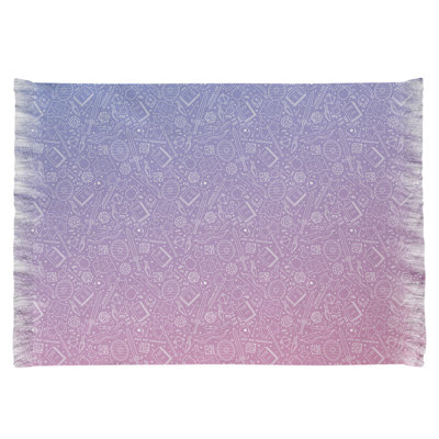 Tapis de zone rose dégradé rpg Mcguigan