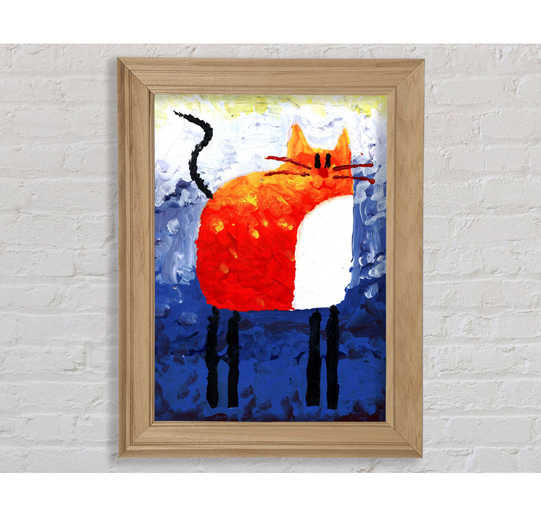 Ginger Cat - Einzelner Bilderrahmen Kunstdrucke