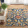 Floral Wool Hand Woven Area Rug