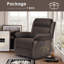 Fauteuil inclinable et pivotant compact pour les petits espaces, idéal pour les adultes, confortable et peu encombrant