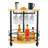 19.68'' W Double removable coffee round table with hook and bottle holder