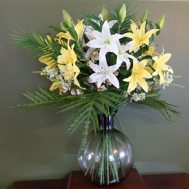 Silk Artificial Arrangement in Vase