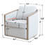 Fauteuil demi-tonneau pivotant de 30 po Holl-629787785