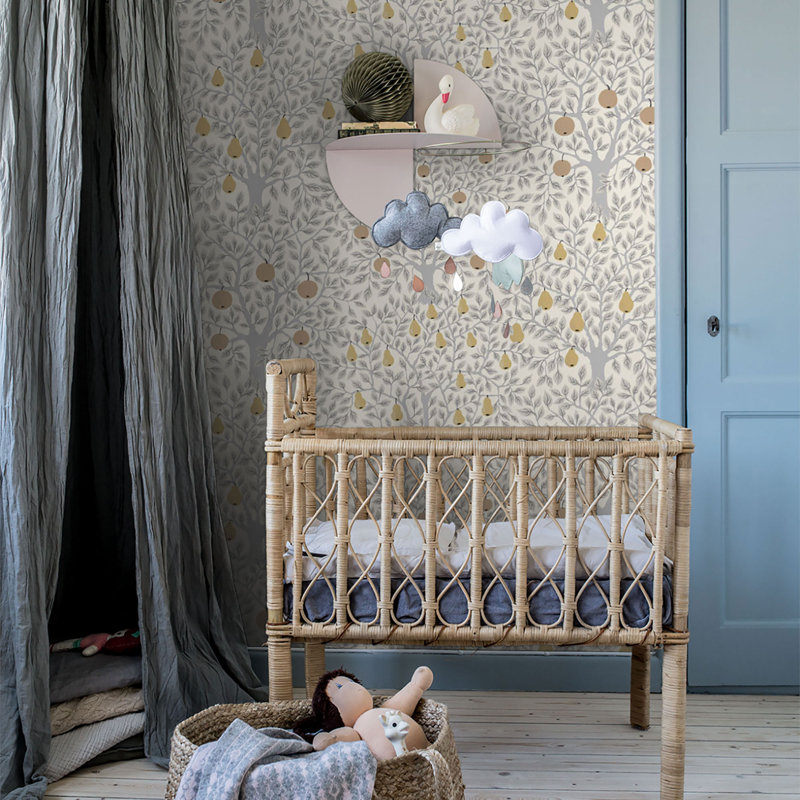 Bryanna 10.05m x 53cm Matte Wallpaper Roll, Natural