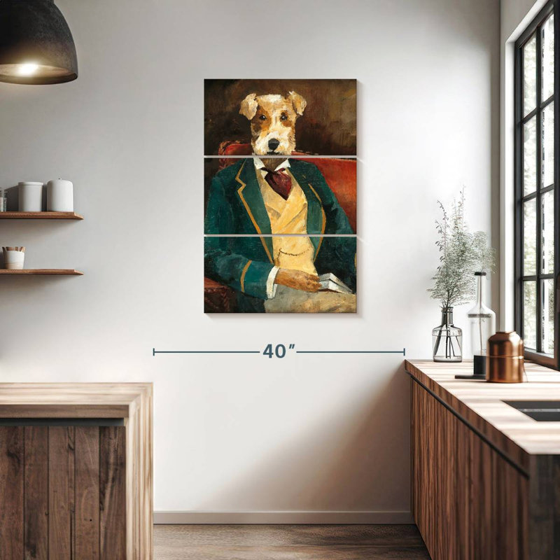 Brampt Edgar Allen Paw, 38" H x 24" W