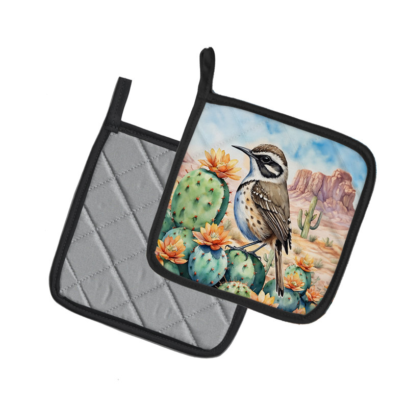 Paire de supports à casseroles Arizona Cactus Wren