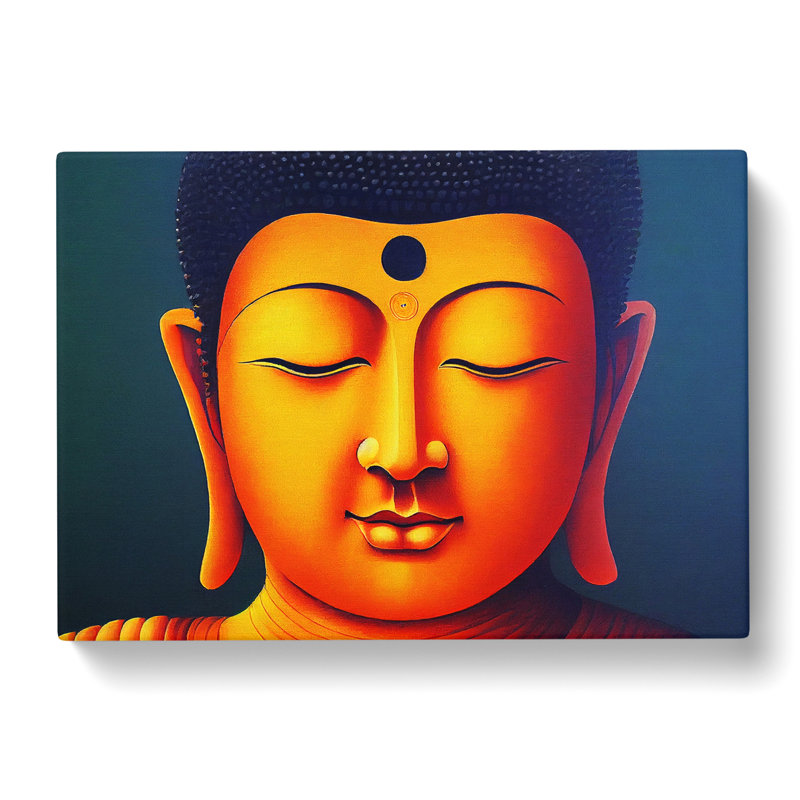 Golden Buddha Vol.3 - Wrapped Canvas, 35cm H x 50cm W x 3cm D