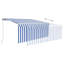 Dakota Fields 300cm W x 250cm D Fabric Cover Retractable Patio Awning-359802974
