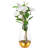 Larken Hammered Gold Glass Table Vase