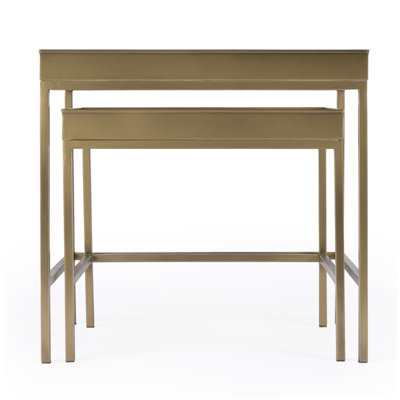 Tables gigognes 2 pièces Lenny Gold