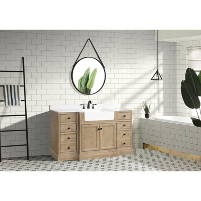 Claire 60'' Single Bathroom Vanity with Top