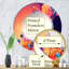 Vibrant Color Explosion I - Miroir mural moderne en spirale-1509642901