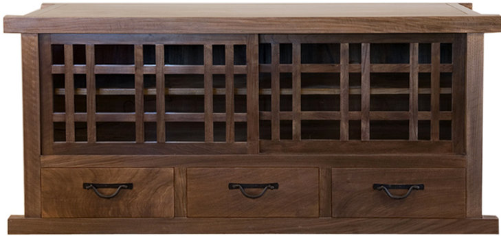 Tansu Solid Wood TV Stand for TVs up to 70" Gingko Home Furnishings