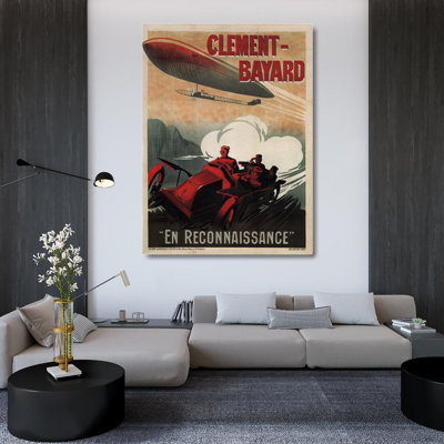 Art sur toile tendue de la collection Trent Austin Design® Vintage Apple Collection: Clement Bayard VINAPP121003