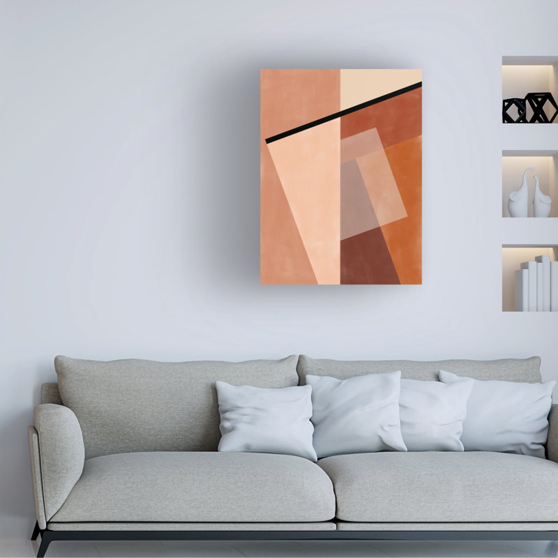 «Bologria terre cuite 40» sur toile, H 47 po x l 35 po x P 2 po