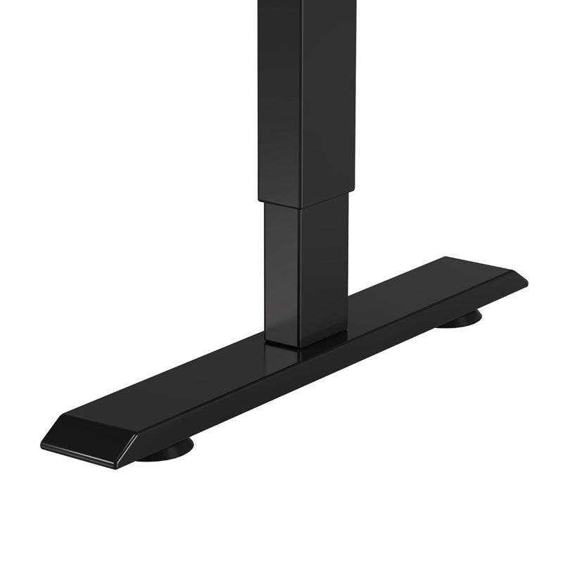 55" Height-adjustable Standing Desk, Brown/Black