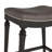 Upholstered Counter Stool with Solid Wood Frame-1663469146