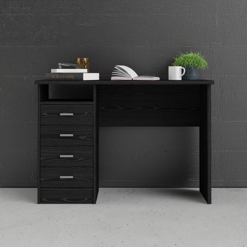 Writing Desk, Black Woodgrain
