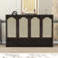 Grand lit escamotable en bois avec tiroir de rangement et ports USB-1636182618