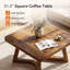 Solid Wood Trestle Coffee Table