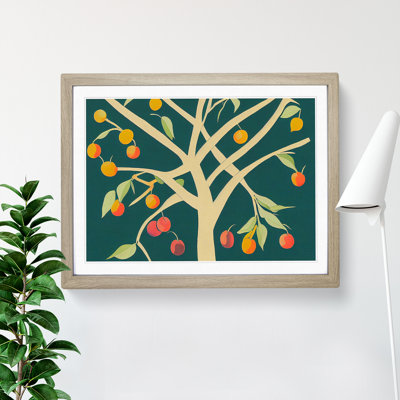 Fruit Tree Abstract - Framed Print