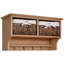Argyle Entryway Coat Rack Wall Mounted Shelf Hooks 2 Baskets-22588467