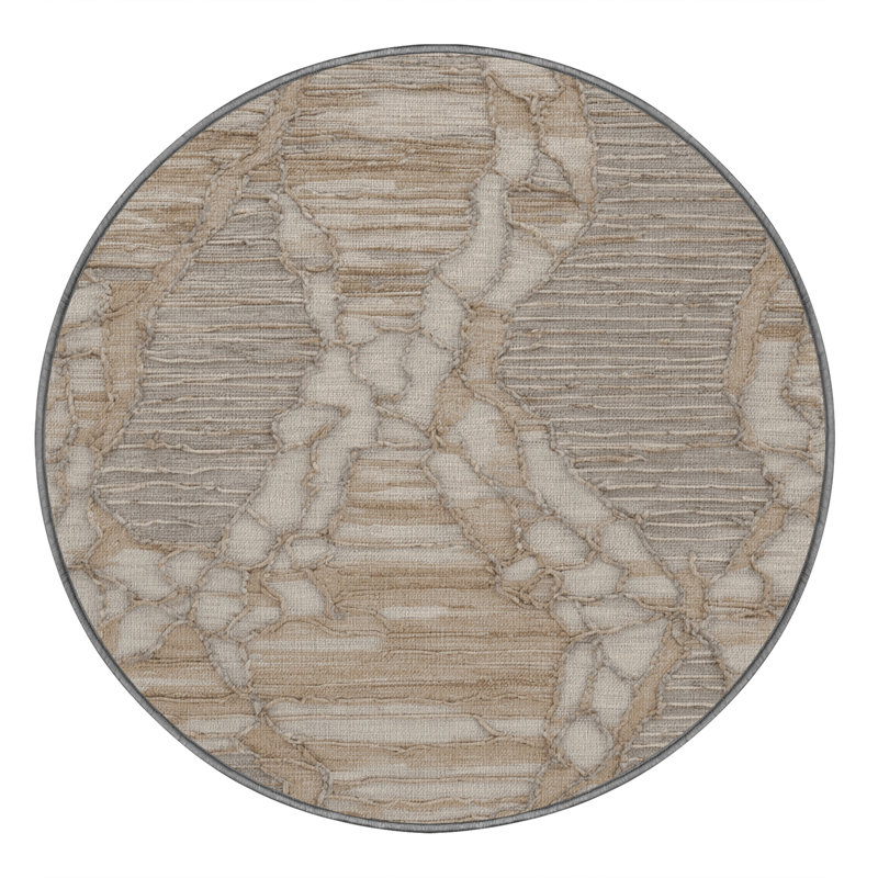 Tapis gris lavable à la machine, Rectangulaire 2 pi x 3 pi
