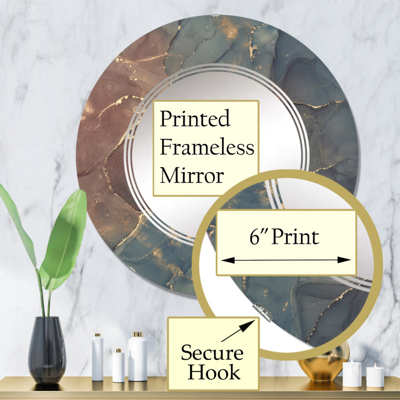 Miroir de salle de bain sans cadre, 32 po x 32 po